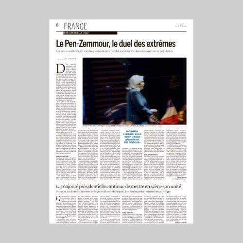 French 2022 Presidential elections - A selection of Print publications for Le Monde