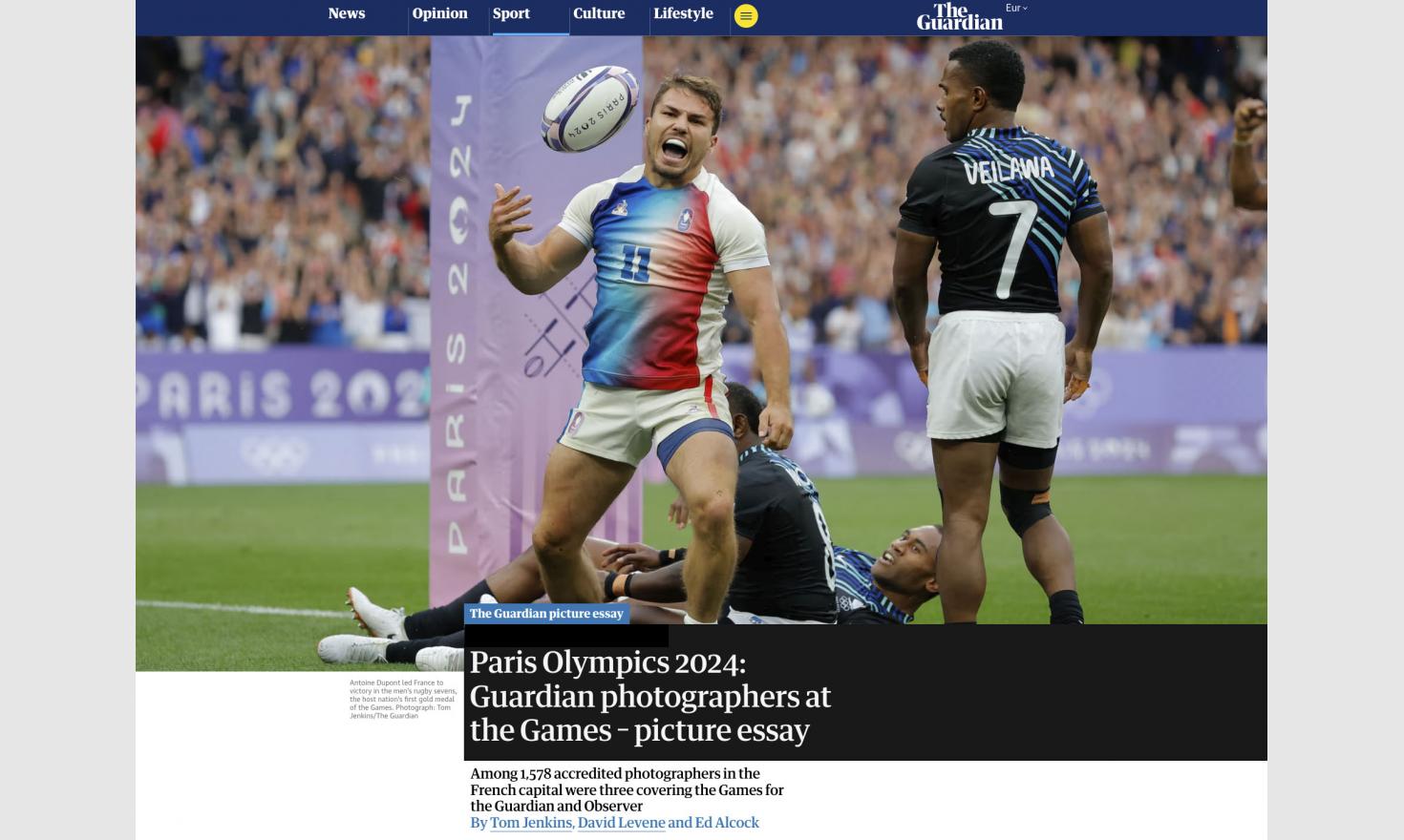 Paris Olympics 2024, by Ed Alcock for The Guardian