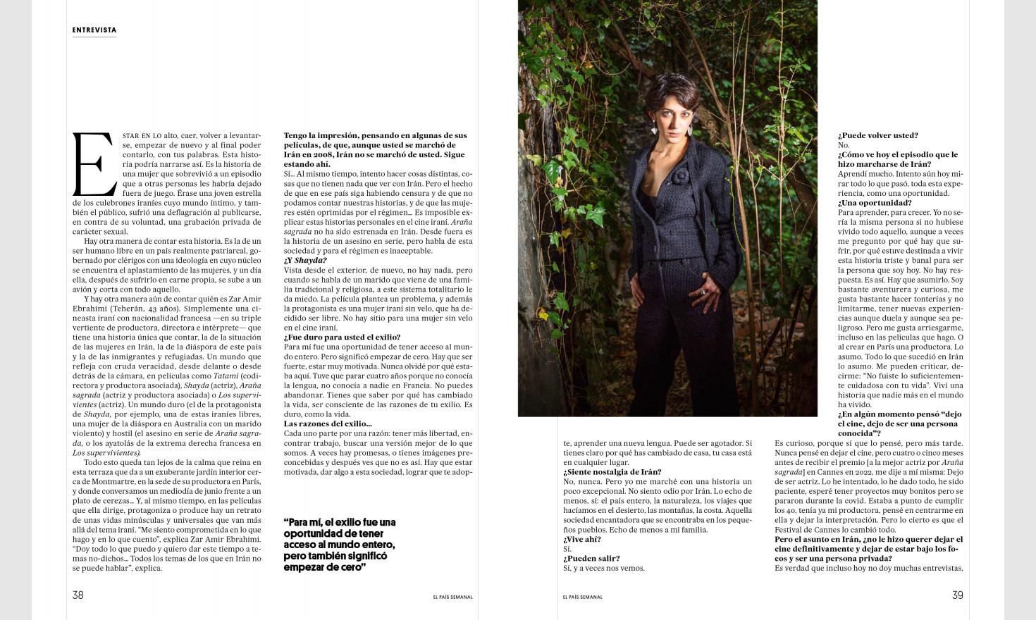 Zar, for El Pais Semanal