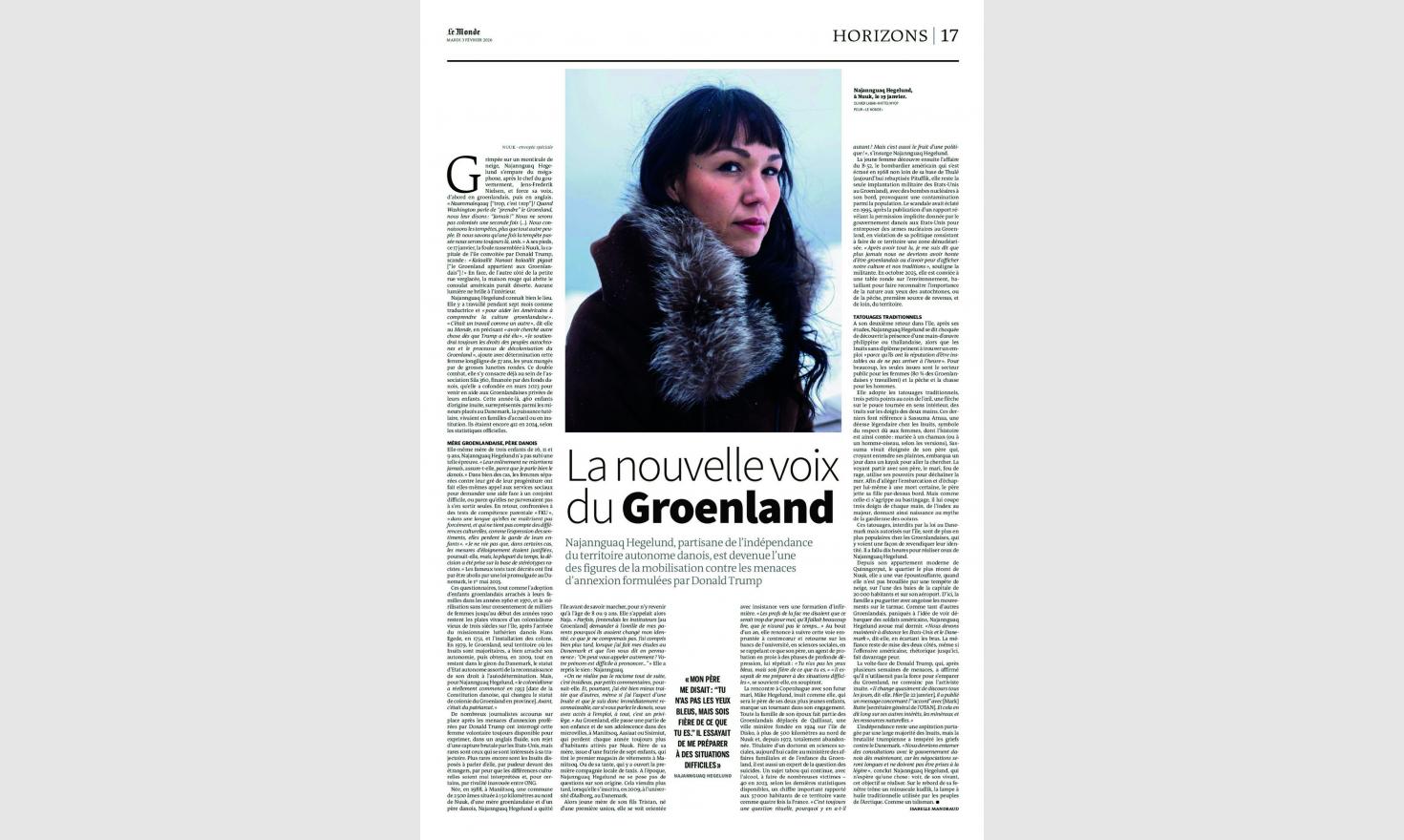 Le Monde_Najannguaq