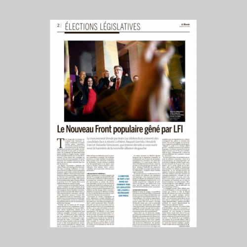 Le Monde - LFI législatives 2024