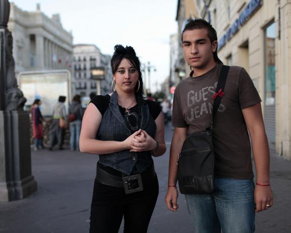 Maria Moikna et Juan, Gitans, Fête de la musique, Marseille, le 21 juin 2010